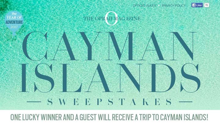 cayman islands sweepstakes