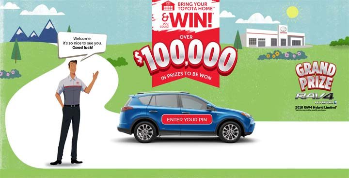 bring your toyota home contest