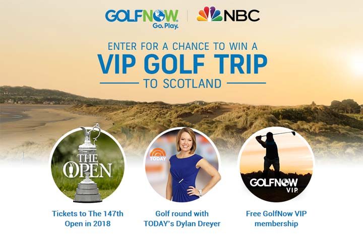 golf now sweepstakes