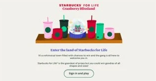 Starbucks for Life Contest Holiday Edition