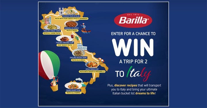 Barilla Pastaport Contest