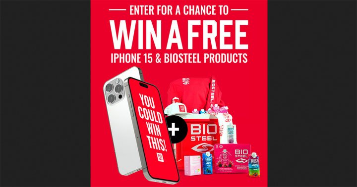 BioSteel iPhone Sweepstakes