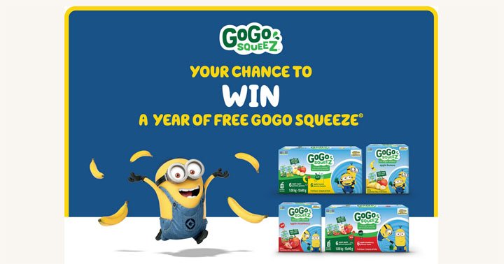 GoGo squeeZ Minions Contest