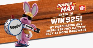 Home Hardware Energizer Power to the Max Contest