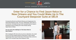 Marriott Bonvoy - Find Jason Kelce Contest