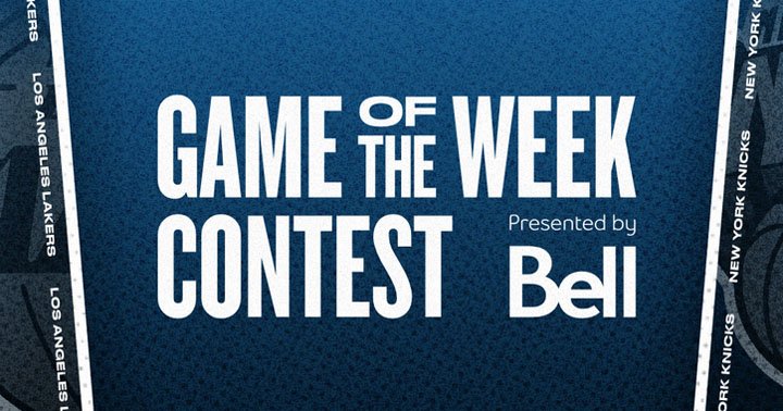 NBA Game of the Week Contest by Bell