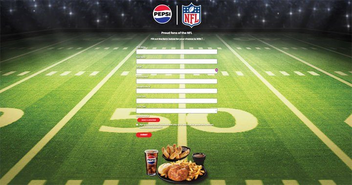 Pepsi and NFL Contest at Swiss Chalet