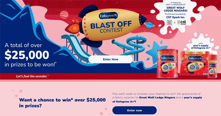 Enfamil - Enfagrow A+ Blast Off Contest