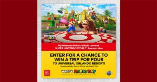 My Nintendo Universal Epic Universe Super Nintendo World Sweepstakes