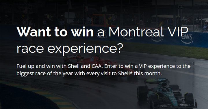 Shell Montréal VIP Race Experience Contest