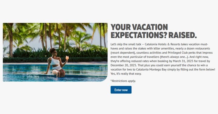 Sunwing - March made memorable with Catalonia Hotels Contest